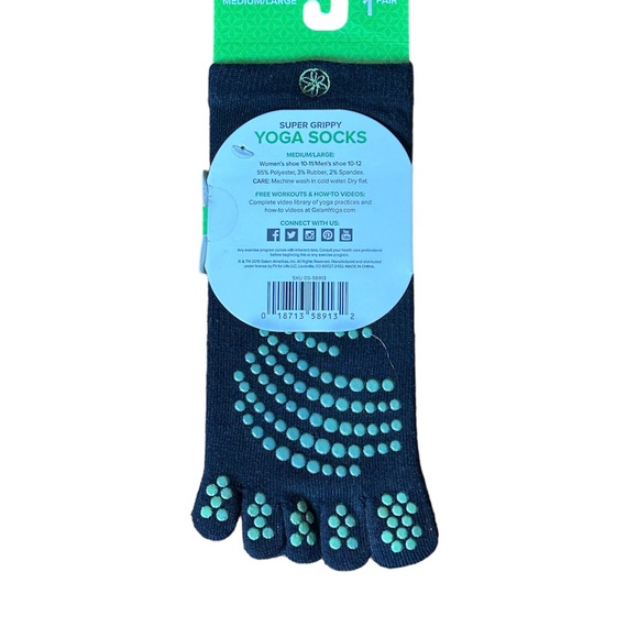 Yoga Socks Size Medium/Large NWT - Picture 2 of 2